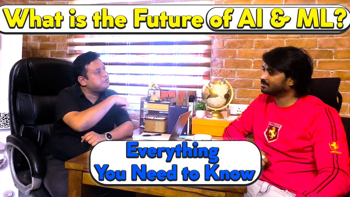 A Detailed Discussion about the Future of #AI & #ML With Joy Mustafi - youtu.be/J6UFZZV_X-w Check Out the Full Video.

#mustresearch #ArtificialIntelligence #MachineLearning #AIexplained #MLexplained #DeepLearning #DataScience #AIApplications #Technology #Innovation #AIvsHuman