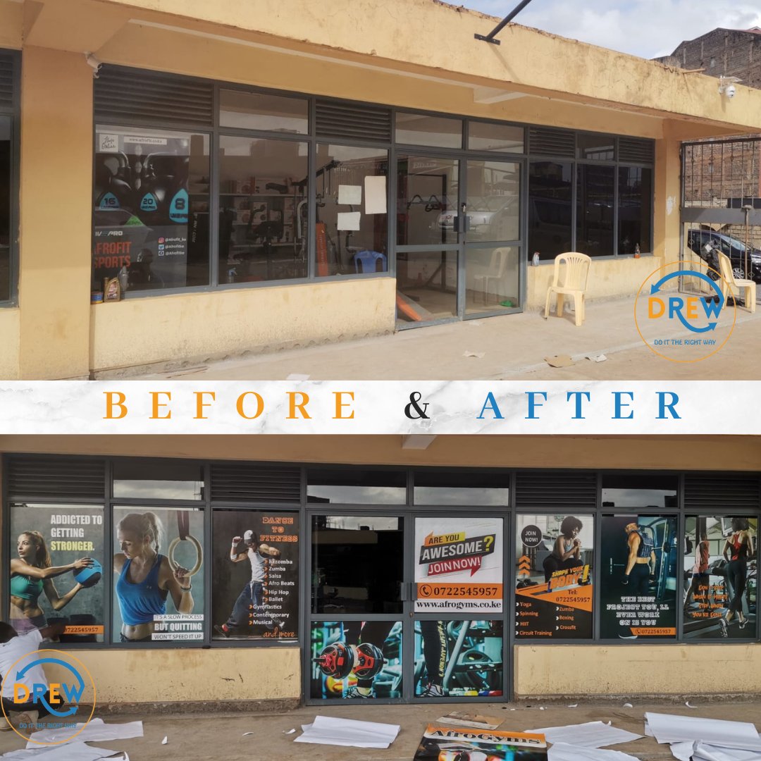 Before: A workout space. After: A branded experience that pushes boundaries and breaks limits! 💥 #doittherightway #branding #GymInspiration #BrandEvolution