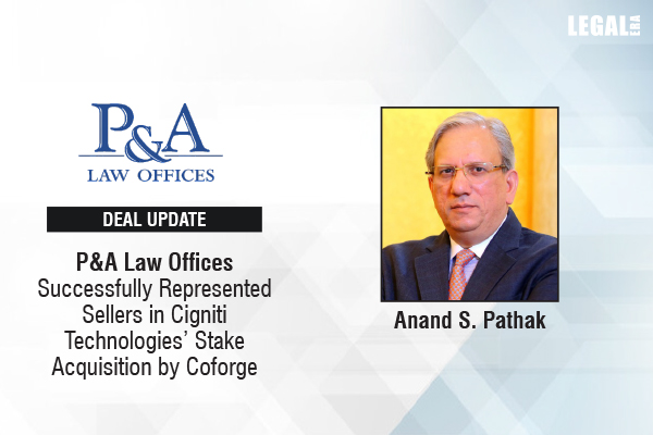 P&A Law Offices Successfully Represented Sellers in Cigniti Technologies’ Stake Acquisition by Coforge Link to read full News : legaleraonline.com/news/pa-law-of… #PandALawOffices #MandA #DigitalServices #LegalEra #LegalAdvisory