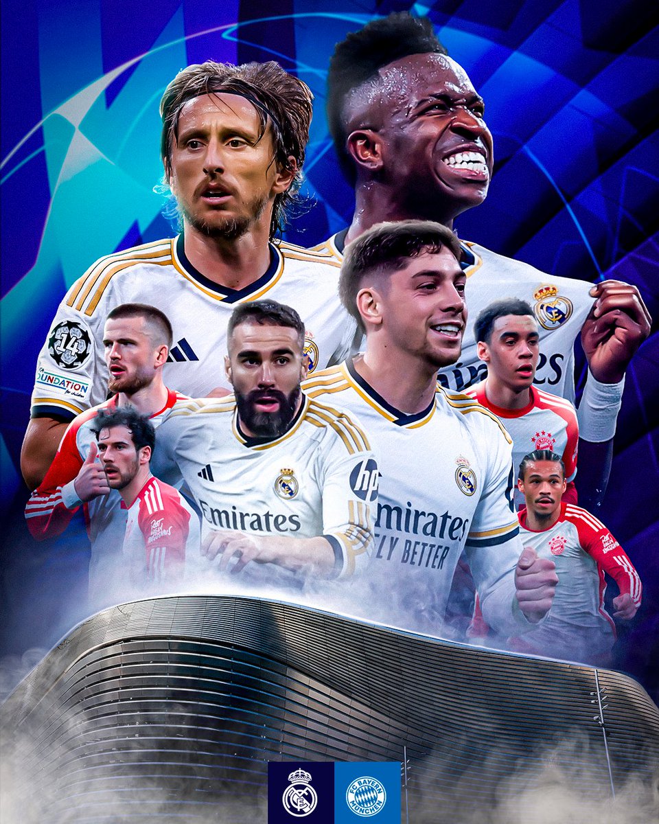 💪 ¡A POR EL PASE A LA FINAL! 🆚 @FCBayernES ⏰ 21:00 CEST 🏟️ Santiago Bernabéu #UCL