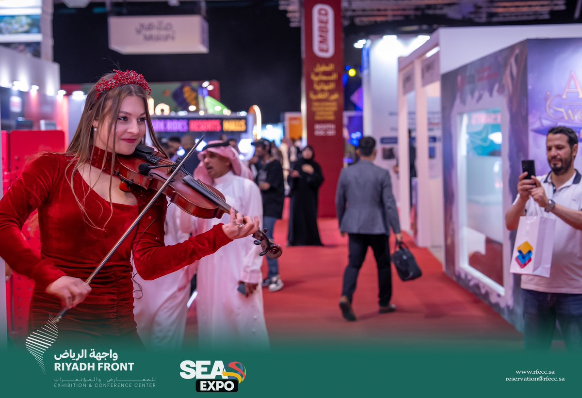 في ثاني يوم من أيام Sea Expo ، لا تفوّت ابتكارات صناعة الترفيه وتواصل مع قادة الصناعة العالميين والمحليين واكتسب رؤى جديدة.

🗓️: 7-9 May
📍: واجهة الرياض للمعارض والمؤتمرات

احصل على تذكرتك المجانية :
shorturl.at/bAMWY