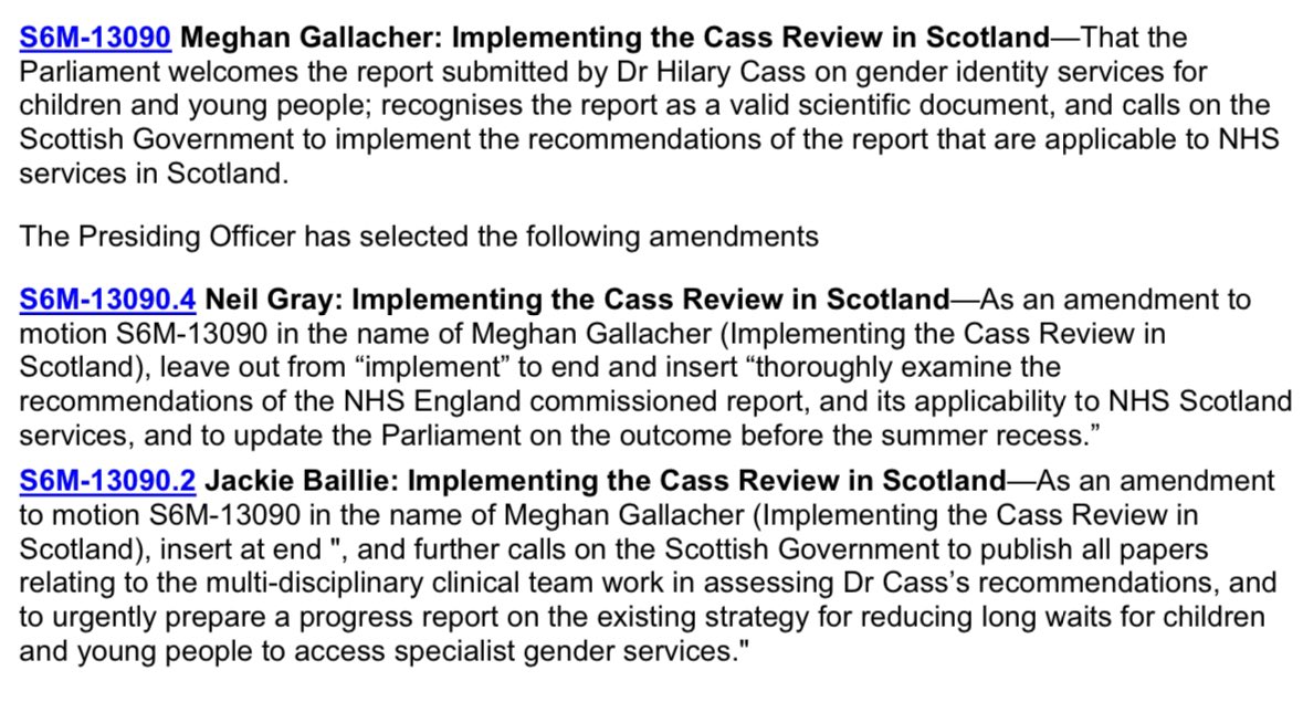 So the SNP’s approach on #CassReview boils down to them being unable accept a thoroughly researched and expert report from a leading paediatrician because it was “commissioned by NHS England”.  Playing politics with the lives of young Scots. Same old, same old.