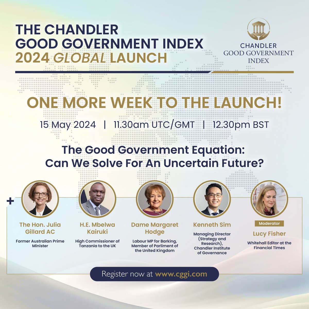 What is the winning equation for good governance? Hear from @JuliaGillard @MbelwaK @margarethodge and @LOS_Fisher as they discuss what good governance means in the current day and age. Register to join us online or in-person at CGGI.com #cggi2024