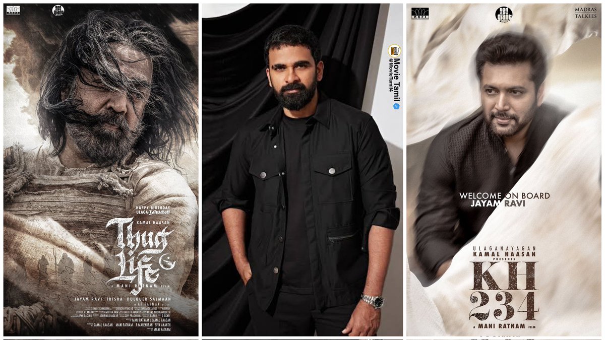 Confirmed - #AshokSelvan will play the role of #JayamRavi in ​​this film 💥
- Kamal is currently shooting #ThugLife in Delhi ✨ 
- Before this, #DulquerSalmaan has left and #SilambarasanTR is playing the role 💪

#Trisha #Kamalhaasan #Indian2