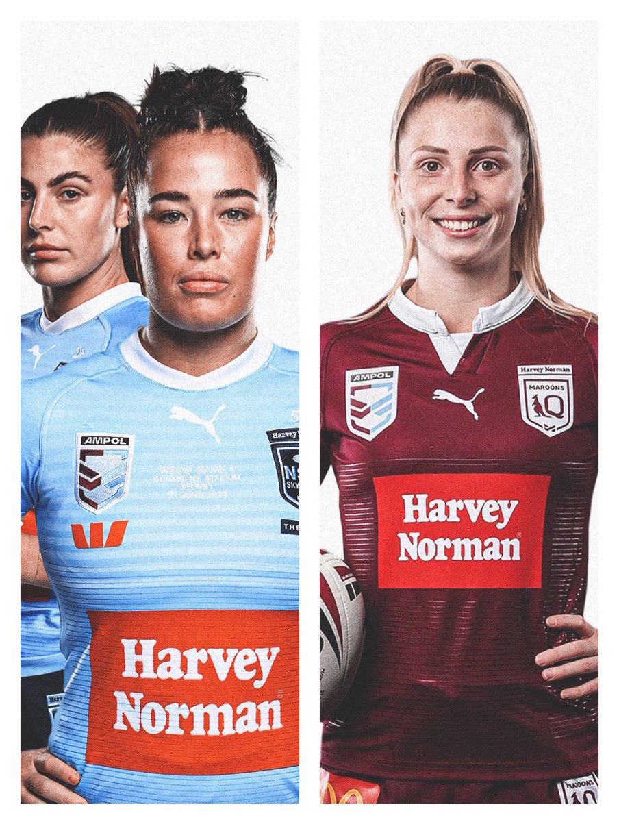 Wouldn’t it be better marketing to add the brand sympathetically to both shirts?

Red is antithetical to @NSWBlues, and clashes with the similar-but-different colours of a @QLDmaroons jersey. 

#rugbyleague #nrl #StateOfOrigin