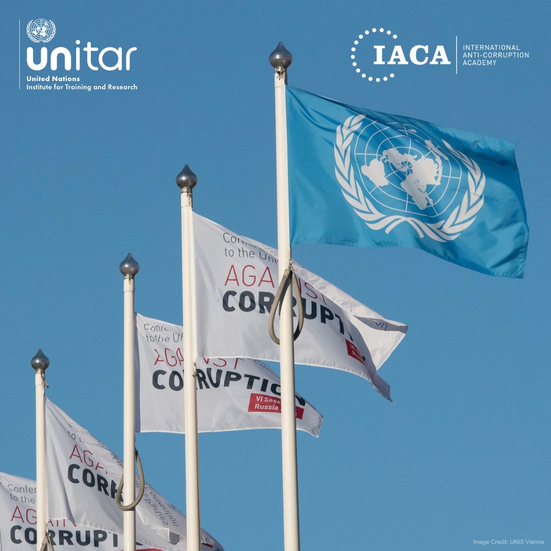 A career in Anti-Corruption starts with the @IACA_Academy-UNITAR Master in Anti-Corruption & Diplomacy. Learn from world-class experts from both IACA & UNITAR, & develop the skills to prevent & combat #corruption. More: unitar.org/courses-learni… #AgainstCorruption #EndCorruption