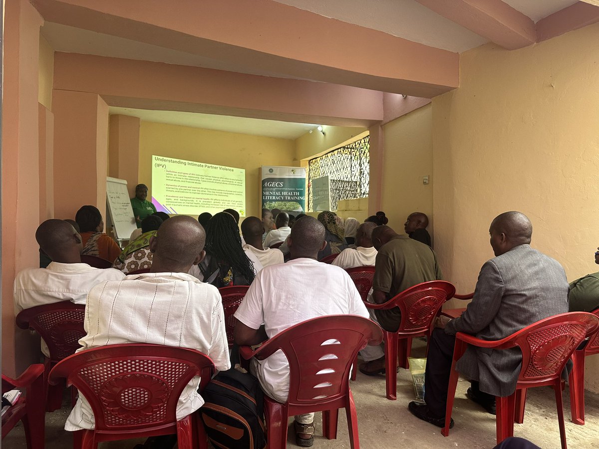 Day 3 of our Mental Health Literacy Training among wazee wa mtaa in Majaoni Mombasa.This training has equipped the participants with knowledge on mental health and wellness🌿 #MentalHealthAwarenessMonth