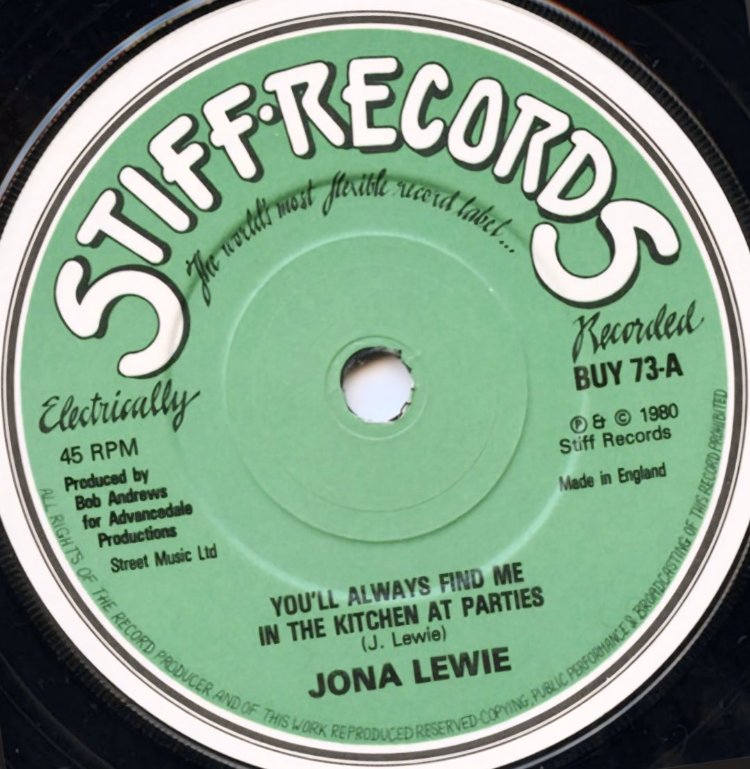 Jona Lewie You’ll Always Find Me In The Kitchen At Parties 8 May 1980 @NewWaveAndPunk #jonalewie #newwave #80smusic #music #vinylcollection #vinylrecords #records @Jona_Lewie