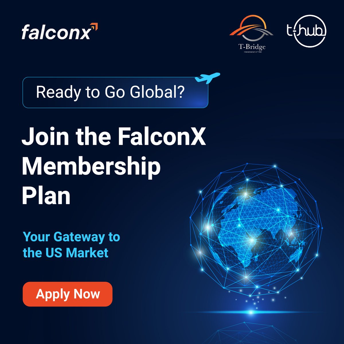 T-Hub is thrilled to reintroduce the FalconX Membership Plan, a unique #accelerator opportunity with FalconX, for #startups seeking to expand their business globally. Get a #global presence with access to #coworking spaces in #SiliconValley. Apply: bit.ly/3RKtzpe