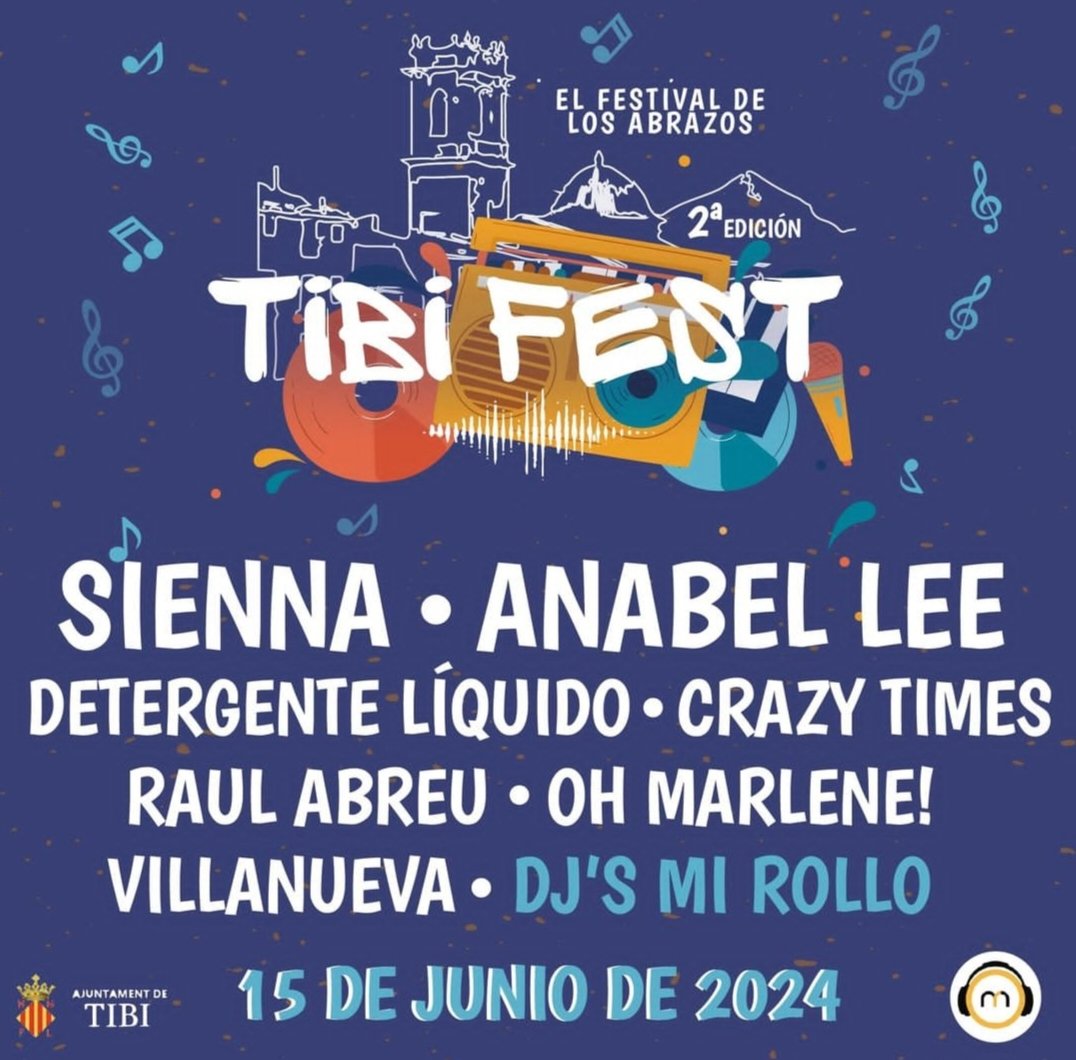 Si os pilla cerca (y si no, también), <a href="/mirolloes/">MiRollo</a> tiene lista ya su segunda edición del Tibi Fest, con cartelón 😎. ¡Y encima es de 🆓!