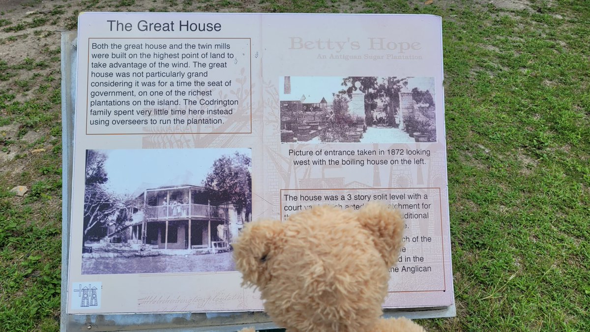 Must not forget to sign the vistors book at Betty's Hope #Flynn #FlynnTheBear #Bettyshope #Antigua