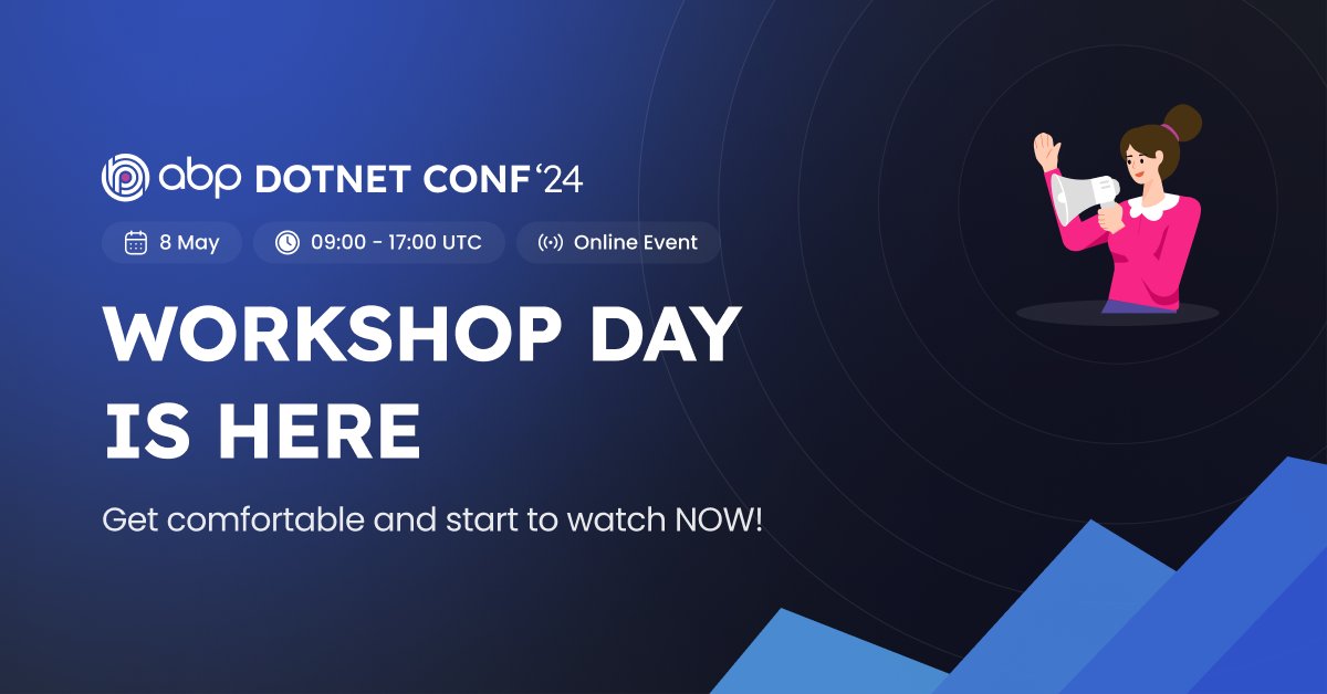 You don't want to miss today's full of learning sessions!
You can still buy your tickets from: abp.io/conference/2024

#dotnet #abpconf24