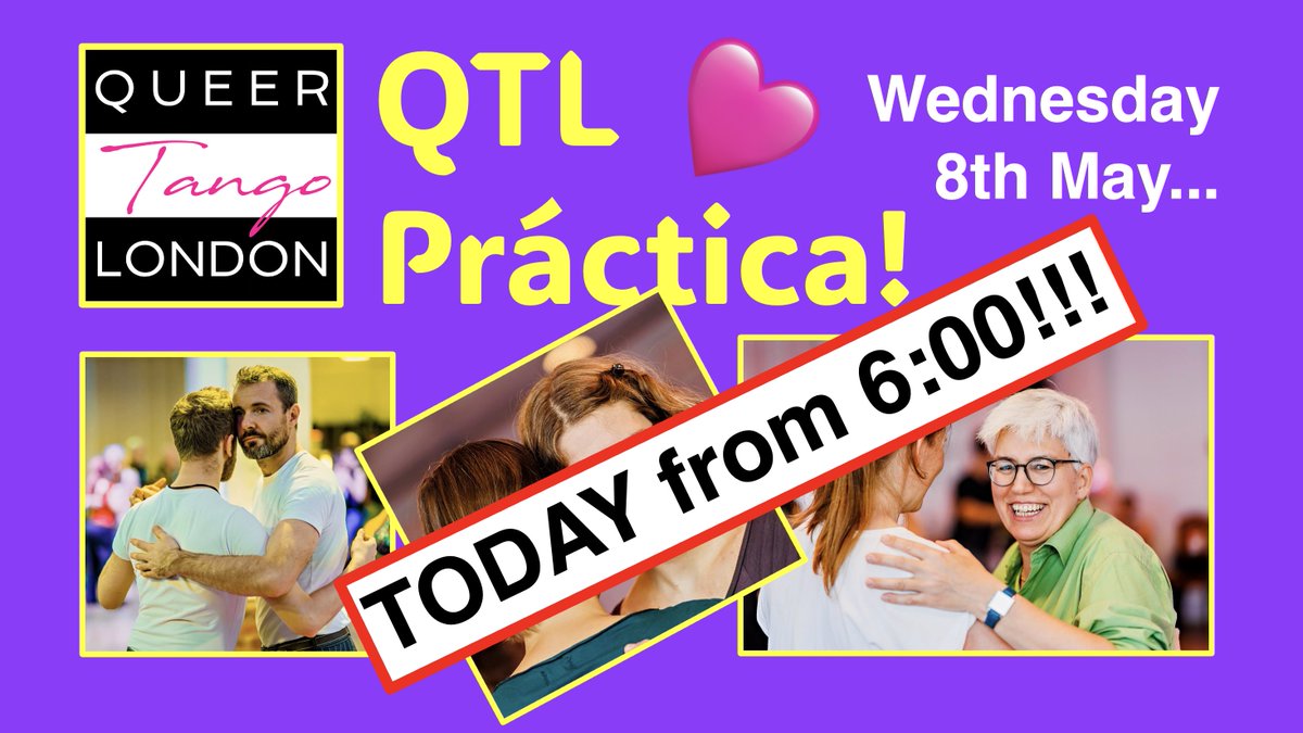 Join the NEW QTL Práctica!
18:00-20:30
Queer-led, relaxed, informal, ALL levels
bishopsgate.org.uk/whats-on/activ…
Goss Room
The Bishopsgate Institute
230 Bishopsgate
London ECQM
#queertango #queer #tango @bishopsgateinstitute #LGBTQIA
