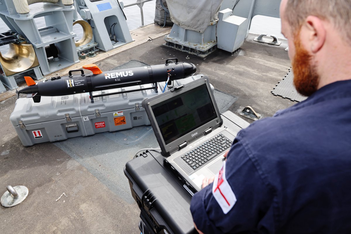 The RN has purchased 3 more @WeAreHII REMUS 100 and five REMUS 300 UUVs for mine warfare, hydrography and seabed surveillance. REMUS UUVs have been in service with the RN since 2001.