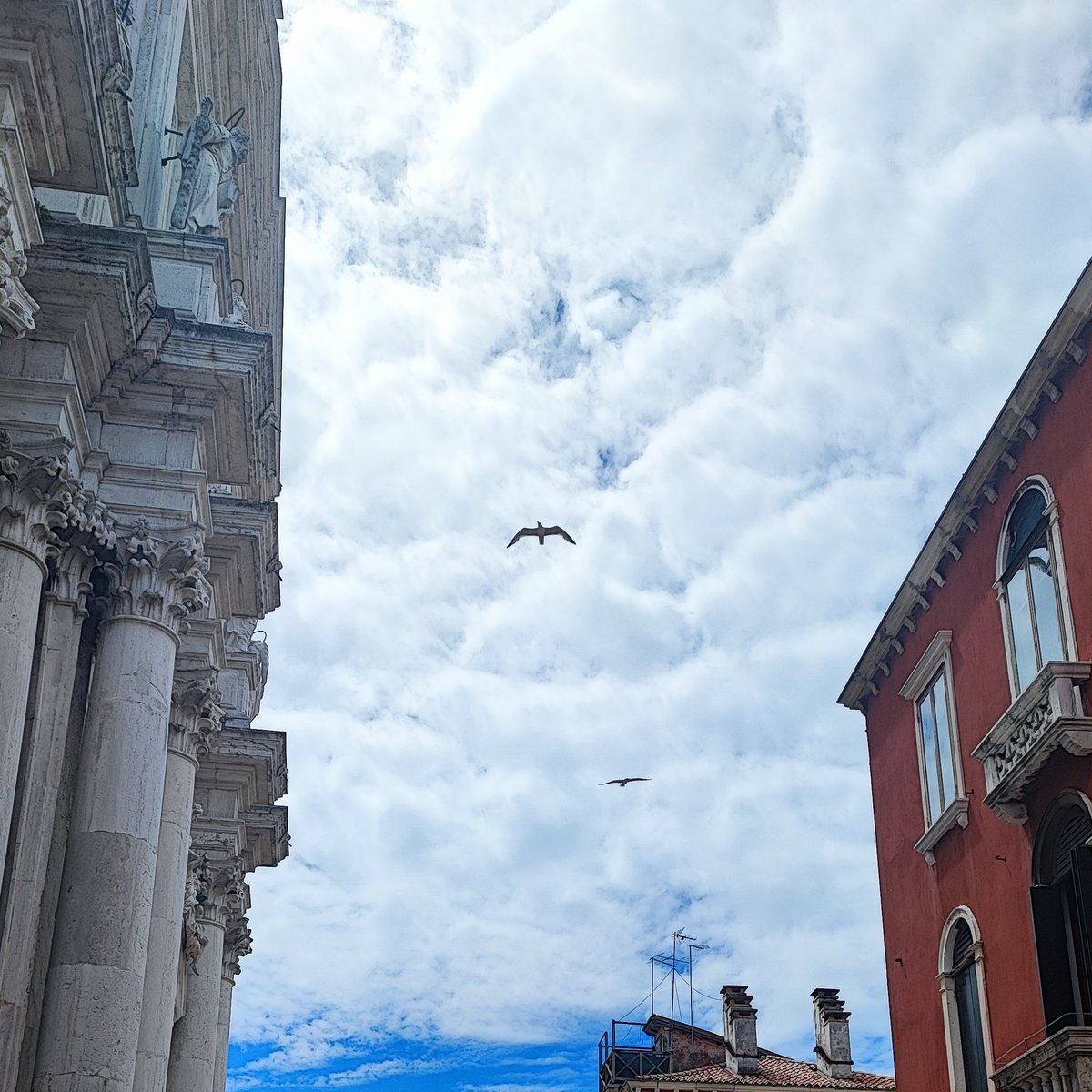 'My country is where the most beautiful clouds pass.'
-Jules Renard
Good morning #Venice!

#aphotoofveniceaday #askmeaboutvenice #veniceblogger #veniceblog #베니스 #venicephotos #venicecolors #venicecanals #veniceitaly #slowvenice #secretvenice