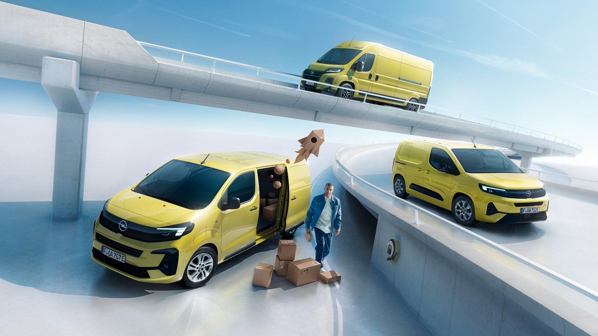 Heavy lifting to the moon! Get your carrier for more possibilities. 👨‍🔧 The new #Opel 100% electric vans ⚡️ #CarriersOfPossibilities #commercialvehicles