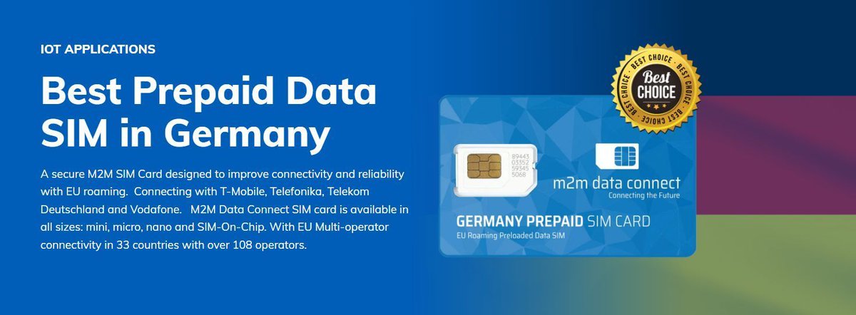 Enhance connectivity and reliability for #iot connectivity in the EU with a dependable prepaid M2M SIM Card. Compatible with top providers like T-Mobile, Telefonica and more.

buff.ly/49LFB8C 

#iot#connectivity#germany #tmobile #telefonica #vodafone #telekomdeutschland