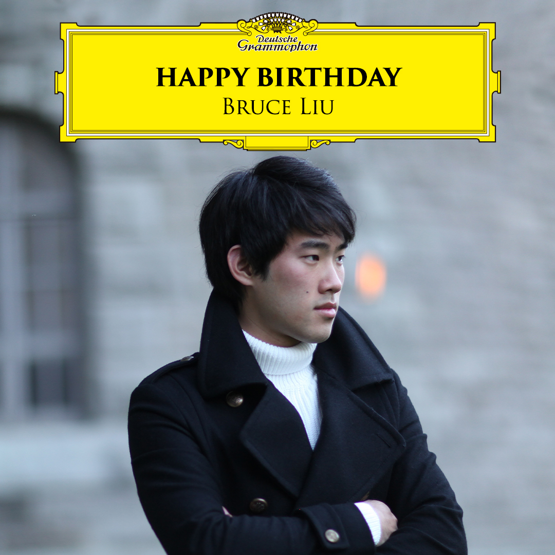 🎉 We wish @Bruceliupiano a fantastic birthday! Celebrate his talent on this special day with his latest Chopin single: dgt.link/Liu-HarpStudy