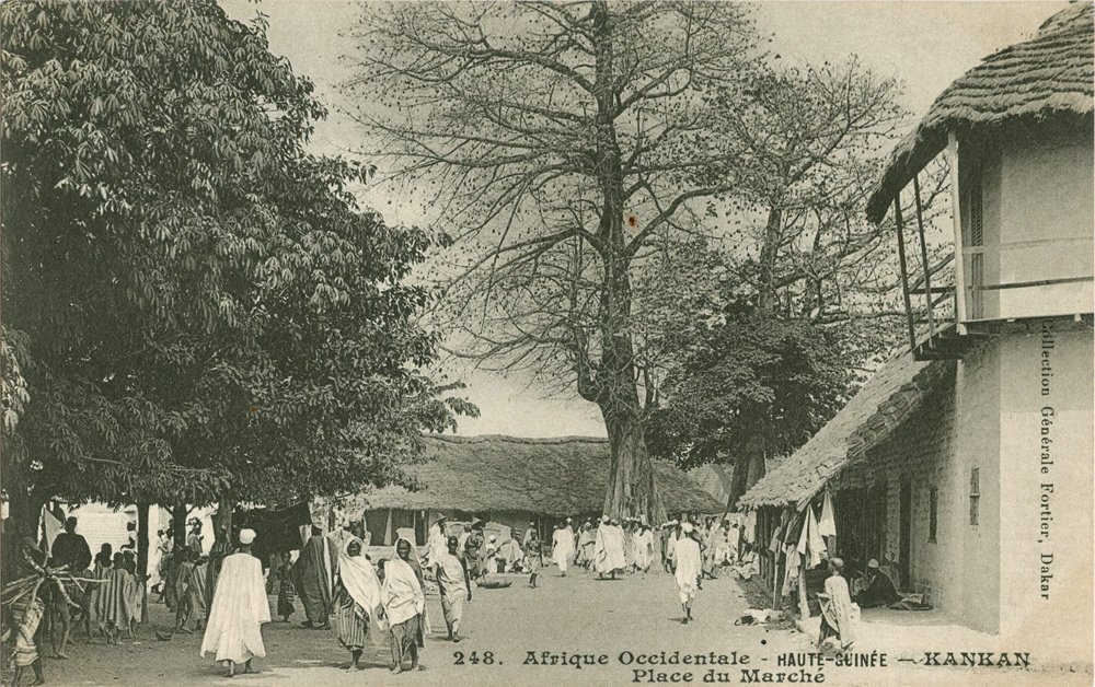 Marché de Kankan, Guinée.