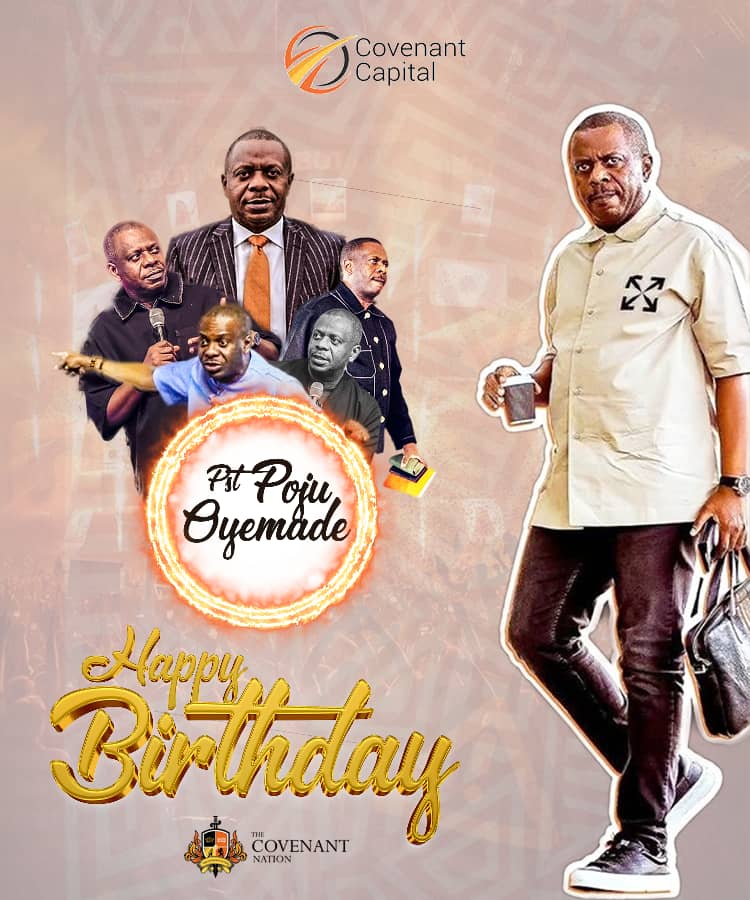 Happy birthday to our amazing pastor, <a href="/pastorpoju/">POJU OYEMADE</a> 

We thank you for your love, kindness, and patience all through the years. 

We love you and appreciate you sir.