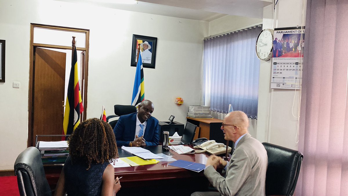 HE @MauroMassoni the ambassador of Italy to Uganda 🇺🇬 ,Rwanda 🇷🇼,and Burundi has today morning paid official visit to the youth and children office @Mglsd_UG , The meeting aimed at fostering mutual beneficial collaborations @BalaamAteenyiDr @BettyAmongiMP @EstherAnyakun