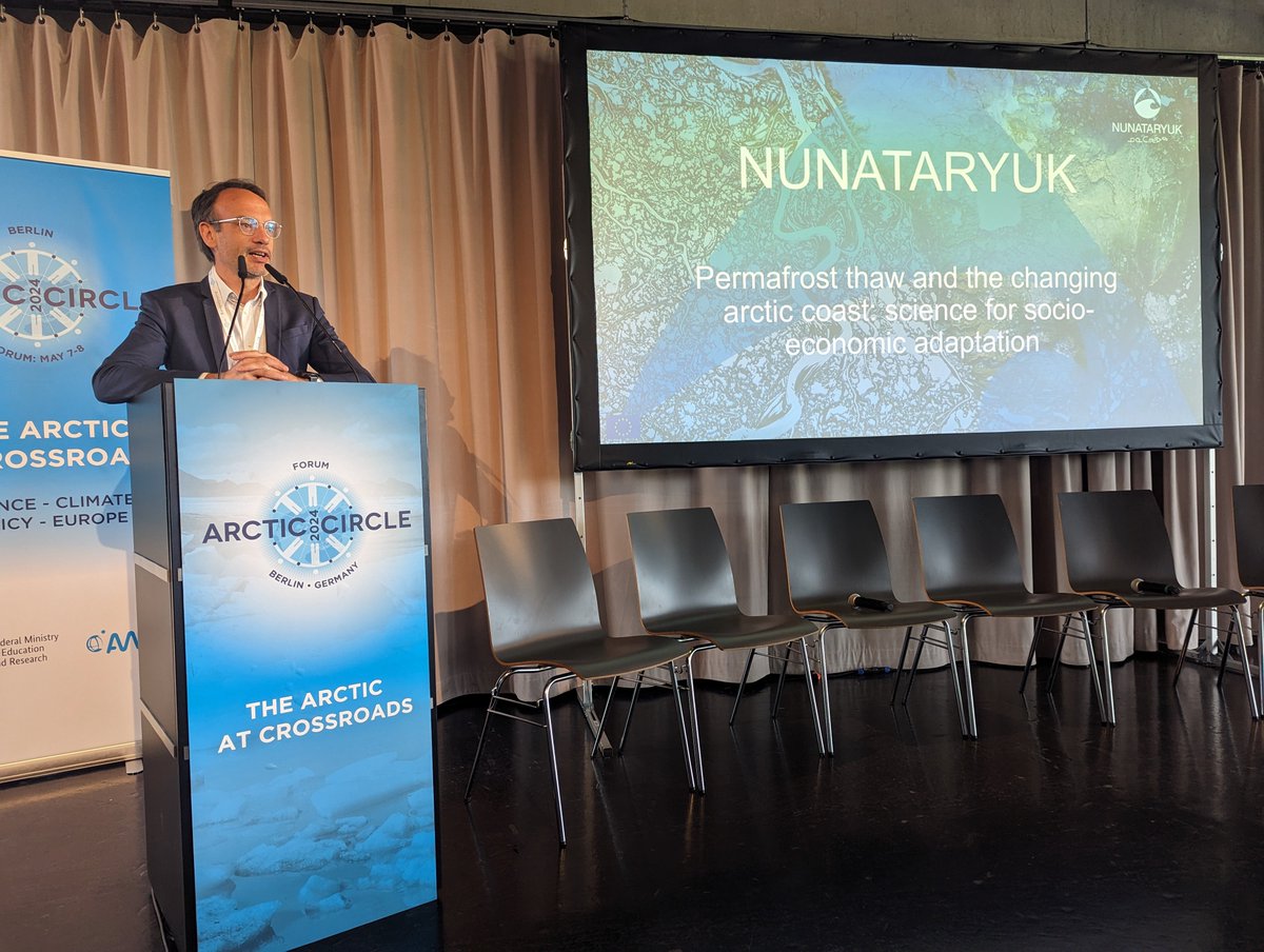 Prof Hugues Lantuit <a href="/AWI_Media/">AWI Media</a> gives insights into coastal erosion and permafrost in the Arctic. Did you know that 1/3 of all coasts in the world are frozen?