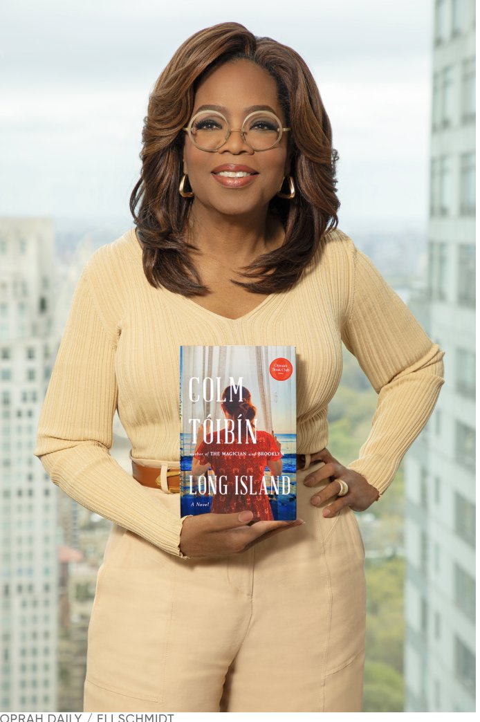 Oprah Announces Her 105th Book Club Pick @OprahDaily 

And look what it is!!!

oprahdaily.com/entertainment/…

Long Island by Colm Tóibín

#booktwitter
