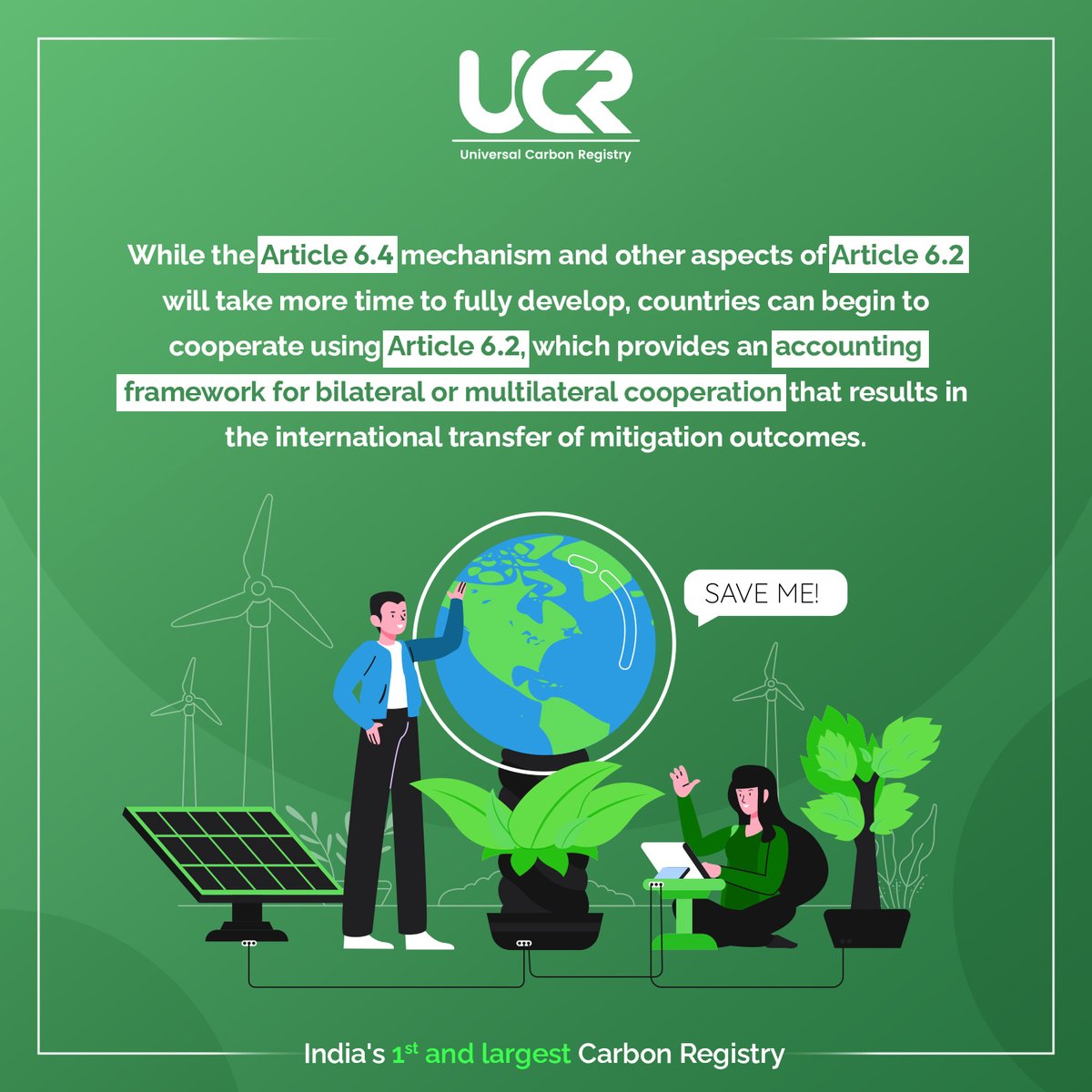 #CarbonNeutral #ClimateAction #universalcarbonregistry #carbonemission #carboncredits #carbonsolutions