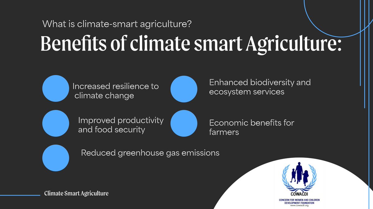 🌱🌍 Climate-smart agriculture is the way of the future! By implementing sustainable practices, we can not only protect our planet but also ensure food security for future generations. Let's collaborate for a better society.#ClimateSmartAg #WednesdayMotivation  #protectourplanet