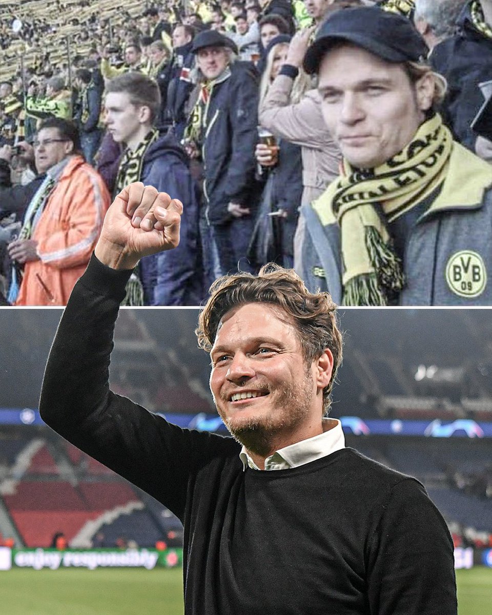 Edin Terzic was in the stands as a fan when Borussia Dortmund won the Bundesliga in 2012.

12 years later, he just led Dortmund to their first Champions League final in over a decade.

Dream big ❤️