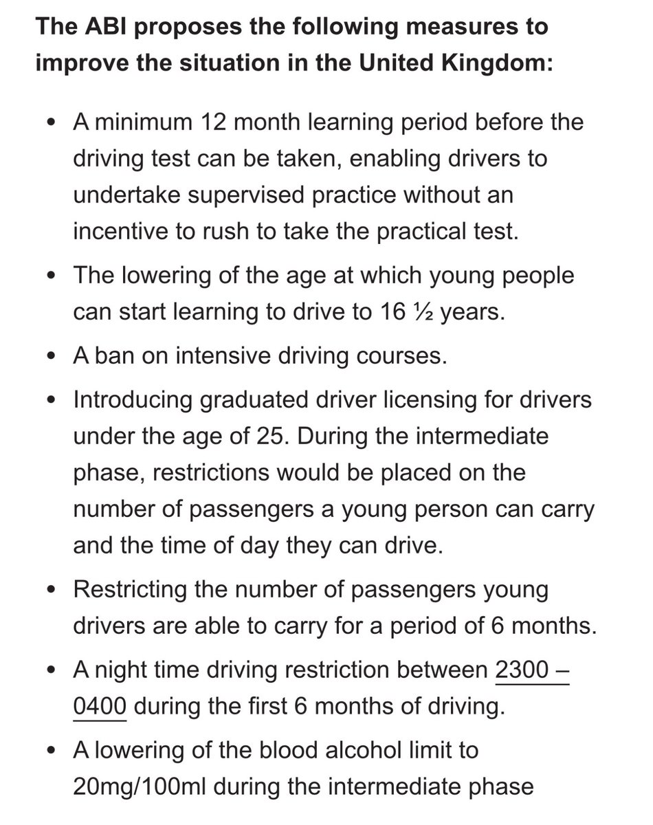 Following @kimleadbeater Ten Minute Motion Bill proposal to help young drivers transition from learner to gaining experience, and address the disproportionate number of deaths or serious injuries, @BritishInsurers support her. There is now a debate about what a British #GDL…