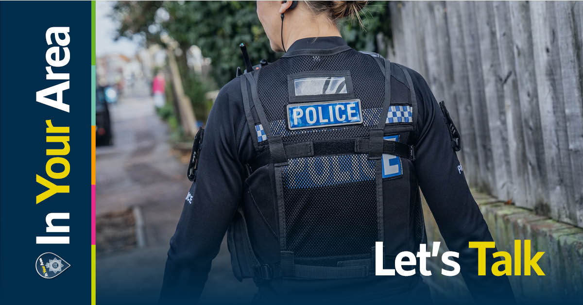 On Friday 10th May, officers from Harlow Community Policing Team will be by the shops in Slacksbury Hatch, Harlow, CM19 4ET for a pop up Let's Talk event from 12pm to 2pm. Come and say hi, talk about any concerns you have around crime or ASB. See you there!