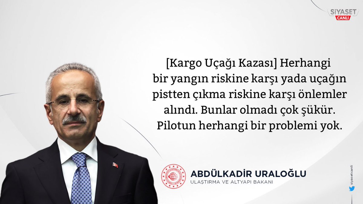 Ulaştırma Bakanı Abdulkadir Uraloğlu'ndan uçak açıklaması