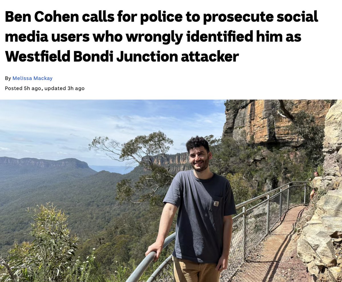 Lawyers for Ben Cohen have asked the NSW Commissioner of Police to prosecute Simeon Boikov (Aussie Cossack) and Maram Susli (Syrian Girl) for menacing, harassing and offensive conduct, criminal defamation and inciting violence on racial grounds.

FUCKING BEAUTIFUL