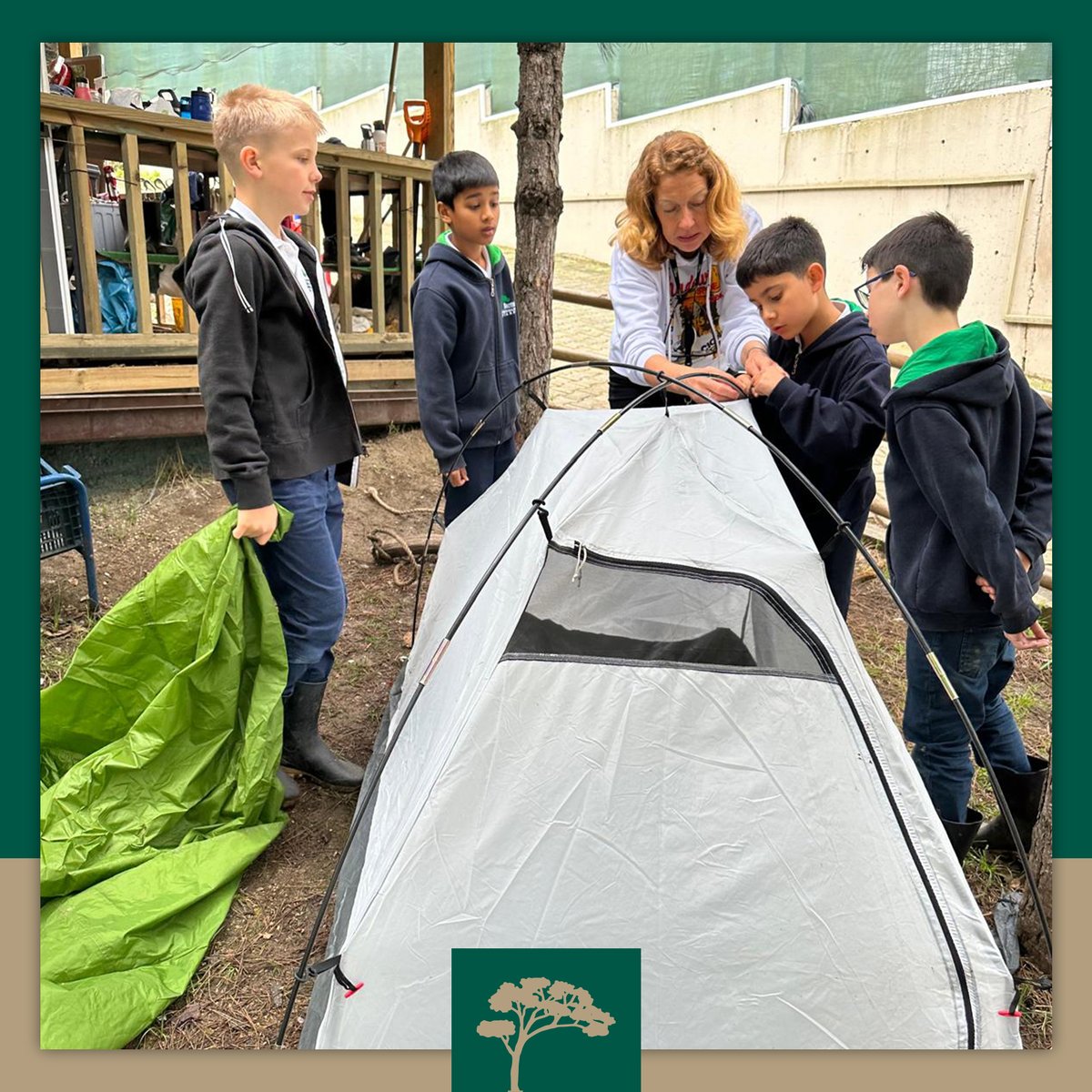 Students in Year 5 recently enjoyed a full day if Outdoor Woodland Learning on our beautiful Forest Campus! Students had the opportunity to practise many valuable life skills including putting up tents, working as a team, communication and listening as they practised using tools.