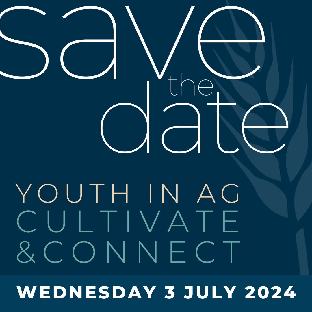 Add it to your calendars! #YouthInAg Cultivate & Connect will be held on Wednesday 3 July. ✨Farm tour & panel session ✨Breakout sessions with industry leaders ✨Networking lunch We can't wait to see you there! 🎟️➡️ hubs.la/Q02w6p1l0 Member discount codes in your inbox.