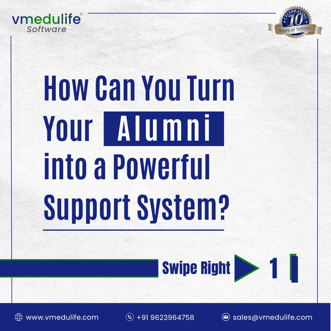 vmedulife's tweet image. Reconnect with former classmates and build a thriving alumni network! Stay engaged, organize reunions, and cherish memories together.
Book A Free Demo:
📧 info@vmedulife.com
#Alumnimanagement #events #strengthenbonds #Connect #engage #grow #students #vmedulife #edutech