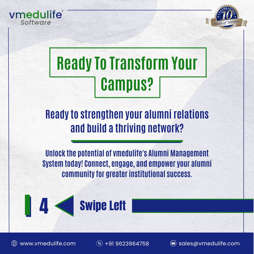 vmedulife's tweet image. Reconnect with former classmates and build a thriving alumni network! Stay engaged, organize reunions, and cherish memories together.
Book A Free Demo:
📧 info@vmedulife.com
#Alumnimanagement #events #strengthenbonds #Connect #engage #grow #students #vmedulife #edutech