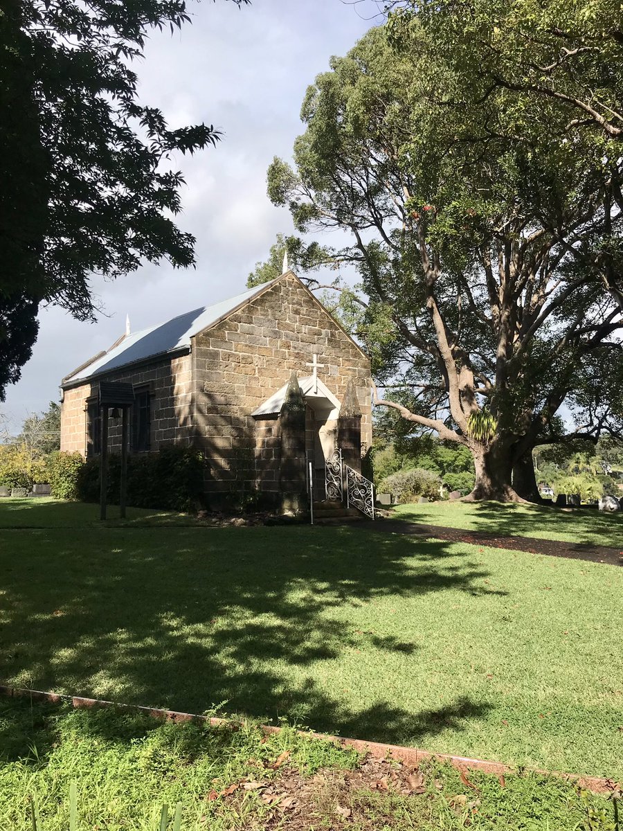 Photo of my local Anglican Church situated in a grave site.