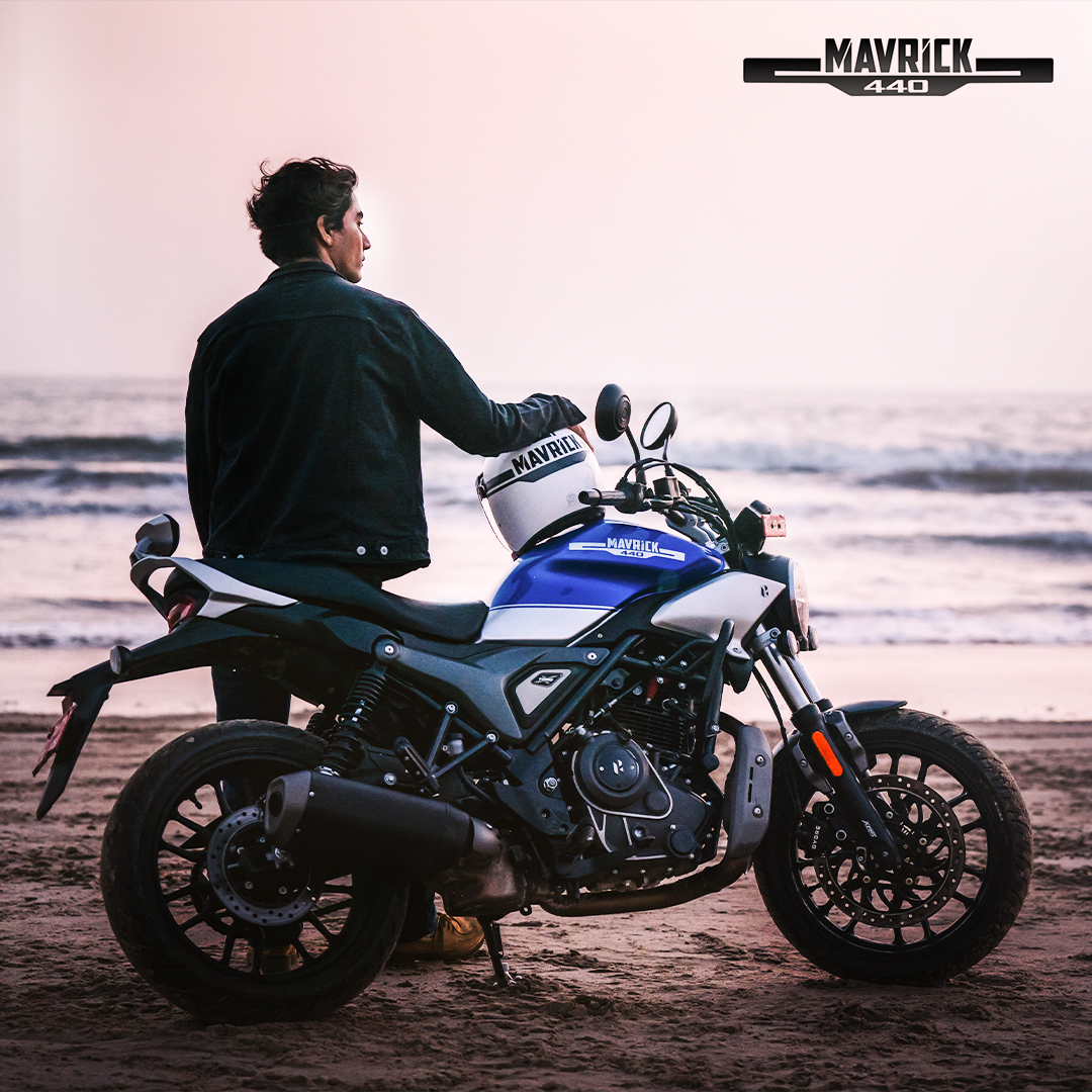 Chase your dreams with #Mavrick440 #HeroMotoCorp