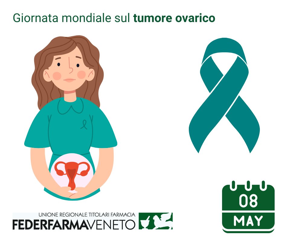L'8 maggio si celebra la Giornata Mondiale sul tumore ovarico

Attraverso il progetto 'Conosciamoci, consapevolmente', promosso da Loto OdV e @Federfarma, le farmacie del #Veneto sono impegnate in attività di sensibilizzazione, informazione e orientamento.

#WorldOvarianCancerDay