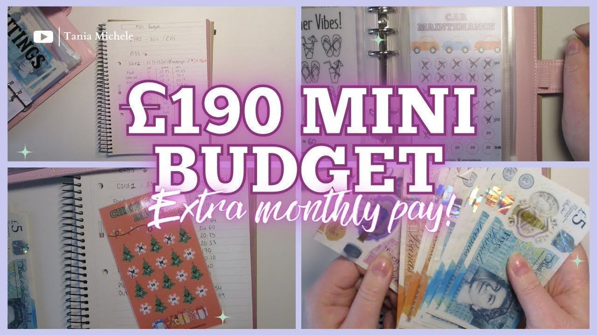 £190 Mini Budget! buff.ly/44ijju4 #youtube #lbloggers #vlog #cashenvelopes #money #savings #budget #budgeting #planning #cashenvelopstuffing #daveramsey #cashenvelopesystem #UK #savingschallenges #cashbudgeting