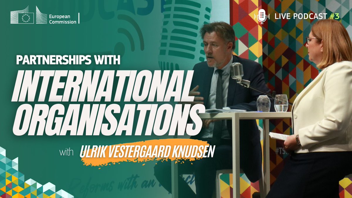 🎙️Live Podcast 3: Do you want to know more about the partnerships of international organizations? 🌏Check out our podcast episode with @Ulrik_VK, @OECD Deputy Secretary-General, and @judit_rozsa , director at DG REFORM! 🙌 📌Watch it now: bit.ly/4bpDecR