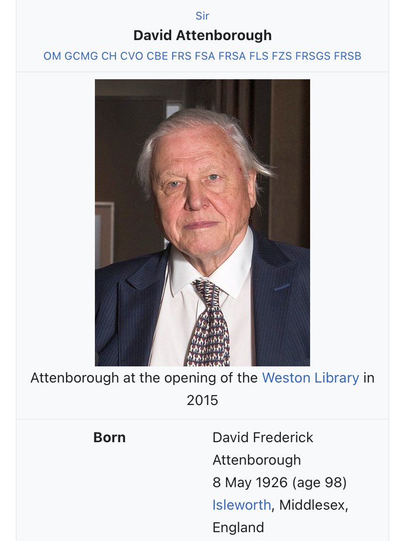 Happy Birthday to Sir David Attenborough. Legend, hero, worst Wordle player in the world.