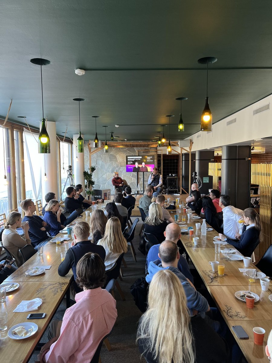 🥴💡'Don't build something only you think is a great idea', wrapped Heini Salonen from kicker.cloud at the Community Breakfast organized together with @vendepcapital today at Maria 01. Thanks for the great learnings about building an MVP! #startups