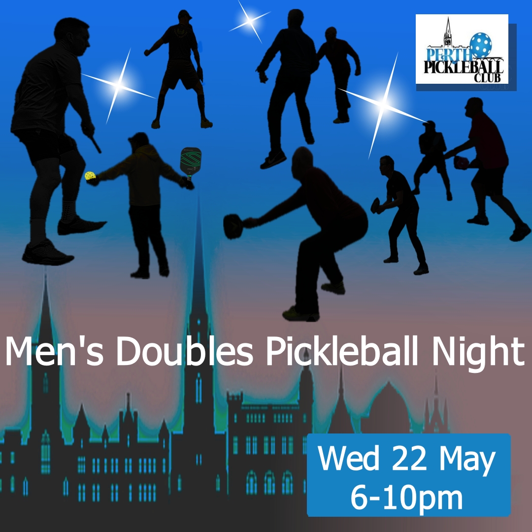 📣We're looking forward to our Men's Doubles Pickleball Night on Wed 22 May 6-10pm at Bertha Park High School, Perth.  Members wanting to book can do so from 5pm today

#pickleball #pickleballscotland #liveactiveperth #berthaparkhighschool #thirdsectorpk #strongercommunities