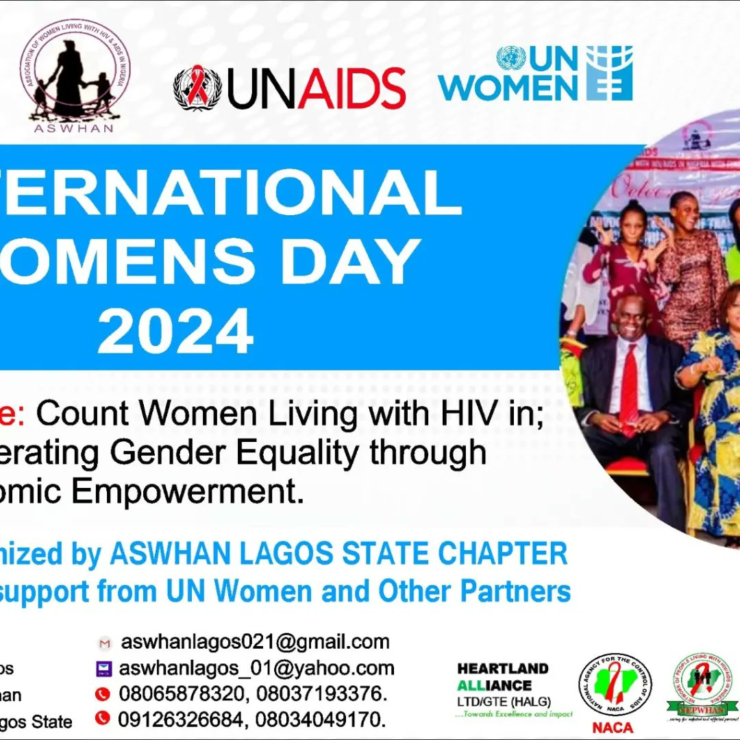 #InternationalWomensDay2024   Count Living with HIV in Accelerating Gender Equality Through Economic empowerment