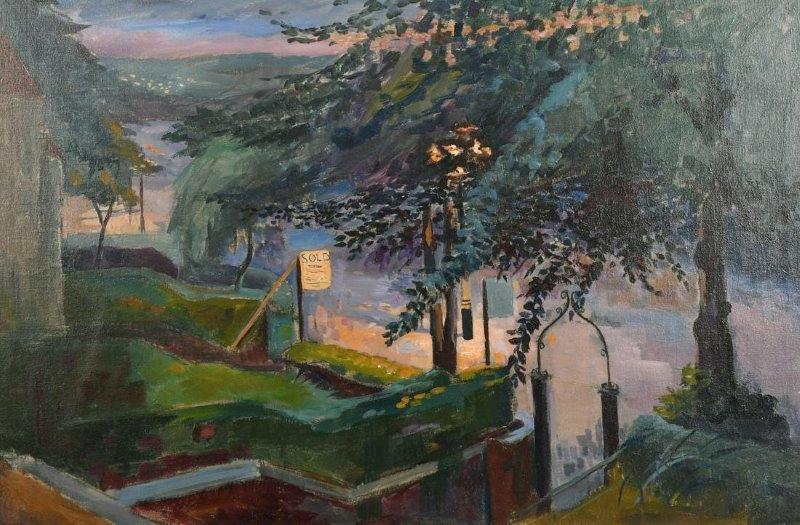 I thought I'd start today with 'A View from 46, Platt's Lane, Hampstead' by Phyllis Bray from her post-war work. I'm very hopeful that it will be in our forthcoming exhibition which will open at the Nunnery gallery on 4th October later this year & run until 22nd December. #ELG