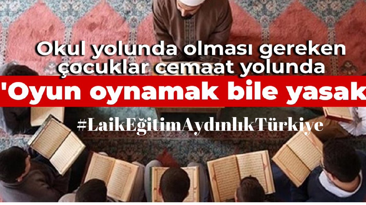 Medrese eğitimi değil, Laik, bilimsel ve kamusal eğitim için, Müfredata itirazımız var... #LaikEğitimAydınlıkTürkiye istiyoruz!!!!