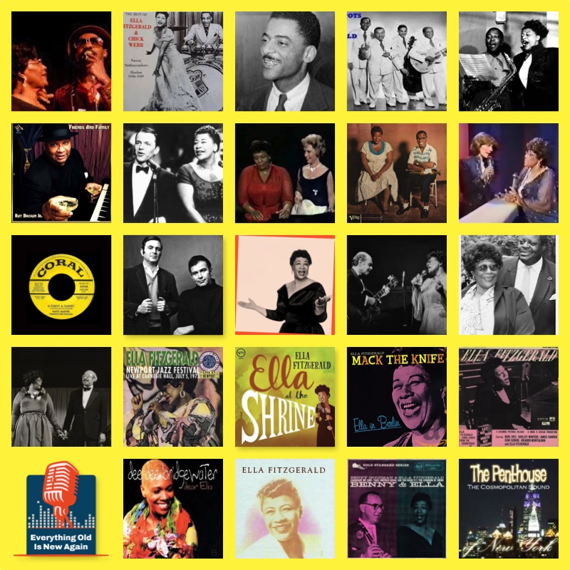 ELLA & FRIENDS & MORE ELLA!  Here's our visual playlist. How many can you identify?
Tune in tonite at 9PM(ET) for @oldisnewradio on @PenthouseRadio @ thepenthouse.fm
@EllaFitzgerald @StevieWonder @FrankSinatra @LouisArmstrong @PattiAustin @ddbprods
#GreatAmericanSongbook